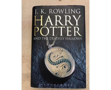 J. K. Rowling First Edition Harry Potter and the Deathly Hallows