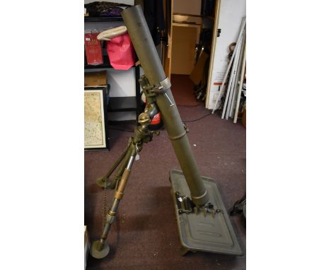 The&nbsp;Brandt mle 27/31&nbsp;mortar&nbsp;with deactivation certificate, it was a regulation weapon of the&nbsp;French army&