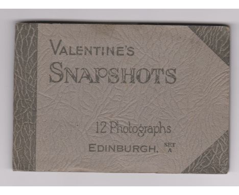 Edinburgh vintage set of 12 photographs in small album (Set A) pub Valentine's snapshots 