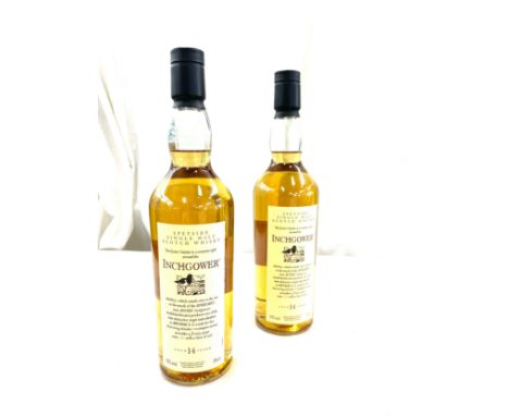 2 Bottles of 43% Vol 70cl inchgower scotch whiskey 