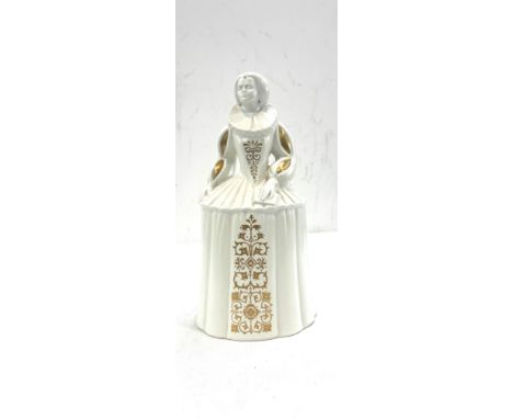 Poole pottery elizabeth I figure height approximately 10 inches tall 