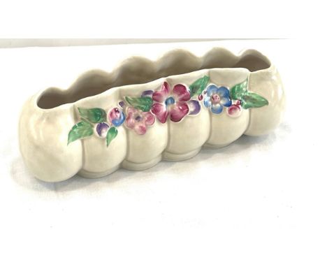 Clarice cliff my garden trough, approximate measurements: Height 3 inches, Width 8 inches, Depth 2.5 inches 