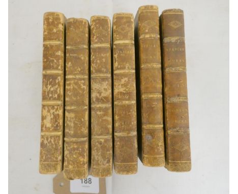 SPENSER EDMUND.&nbsp;&nbsp;The Works. 6 vols. Eng. port. frontis &amp; eng. plate. Small 24mo. Rubbed old calf, a.e.g., a sou