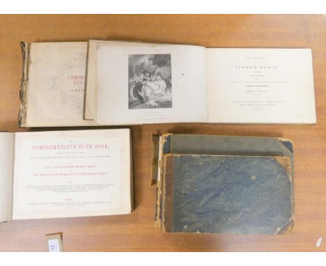 GAUNTLETT H. J. &amp; KEARNS W. H.&nbsp;&nbsp;The Comprehensive Tune Book. Oblong. Diced calf. 1846; also a further defective