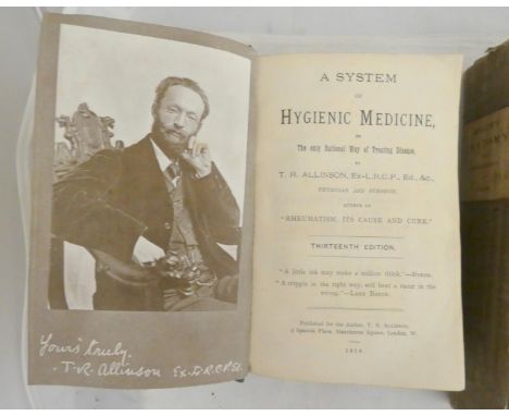 QUAIN JONES.&nbsp;&nbsp;The Elements of Anatomy. 855pp. Orig. brds., tending to split. 3rd ed., 1834; also Allinson on Health