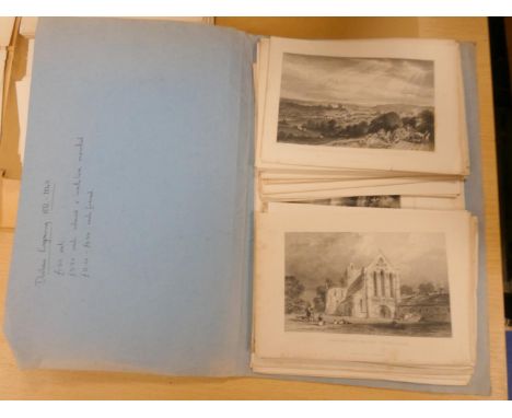 Prints &amp; Engravings.&nbsp;&nbsp;A large carton of loose prints &amp; engravings, topographical, architectural &amp; other