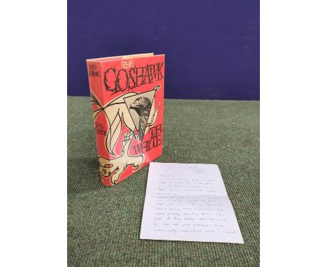 WHITE T. H.&nbsp;&nbsp;The Goshawk. Text illus. Orig. red cloth in d.w., priced 10s 6d. 1st edition, Cape, 1951. With a good 