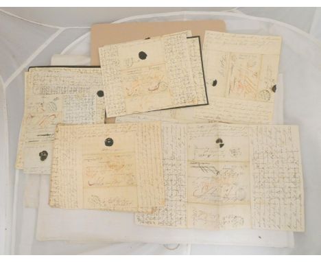Warrand &amp; Duff Families, Ross-shire &amp; Inverness.&nbsp;&nbsp;A collection of manuscript letters franked from Inverness