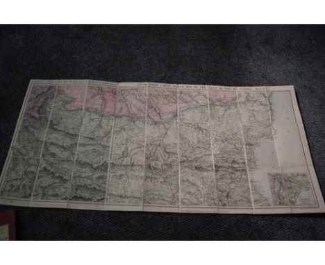 Folding Map. Russo-Turkish War of 1877–1878. Stanford's Large Scale Map of the Seat of War in Europe. London: Edward Stanford
