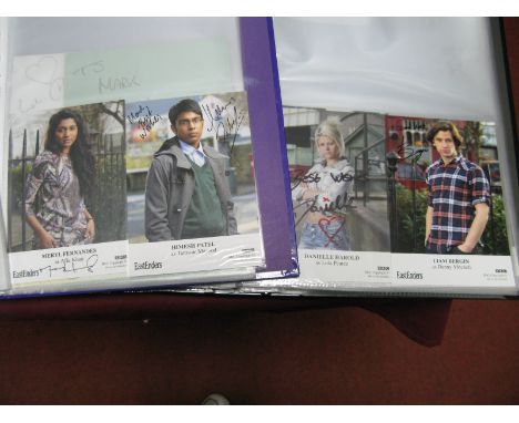 Autographs - An extensive collection of Eastenders soap stars autographs - Rudolph Walker, Nitin Ganatra, Bill Murray, George
