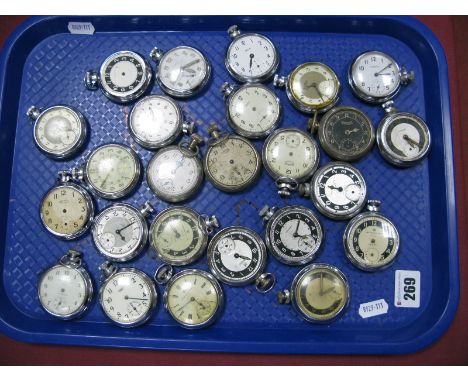 A Selection of Openface Pocket Watches, including Ingersol, Triumph, Smiths Empire, Timex, for spares of repair.