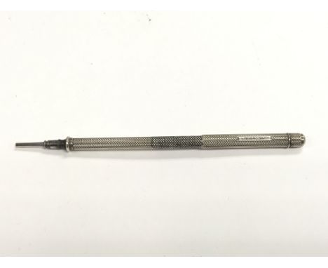 A sterling silver propelling pencil by Sampson, Mordan &amp; Co.