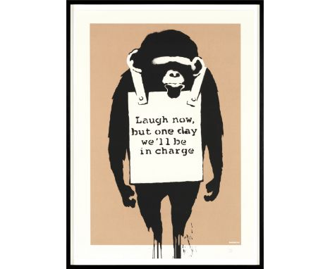BANKSY (born 1975)Laugh Now, 2003 numbered 540/600 in pencilscreenprint in colours70 x 50cm (27 9/16 x 19 11/16in).published 