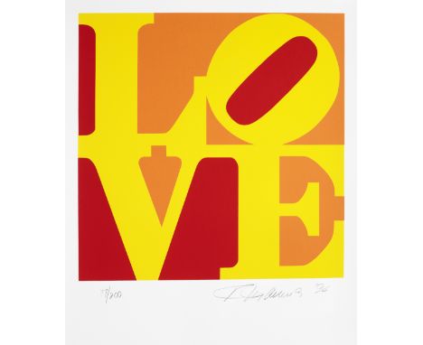 Robert Indiana (1928-2018)The Book of Love, 1996 each screenprint signed, dated and numbered 17/200 in pencil, each poem init