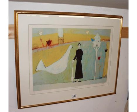 Signed and L/E 'Bird in the Garden' by Annora Spence