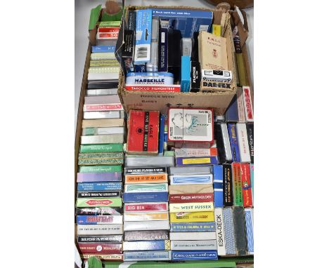 TWO BOXES OF PLAYING CARDS, to include a pack of Playing Politics with caricatures by Trog, Marc, Gerald Scarfe and John Spri
