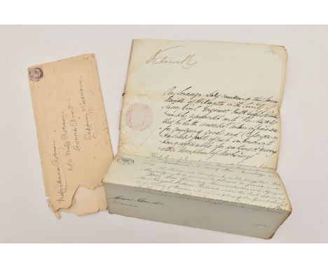 RAILWAY AND ROYALTY INTEREST: A PATENT SIGNED BY QUEEN VICTORIA, submitted by 'James Neville of Walworth in the County of Sur