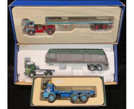 Toys - Corgi 1:50 scale Kings of the Road models, comprising CC12504 Atkinson Borderer flatbed trailer - Pollock, boxed with 