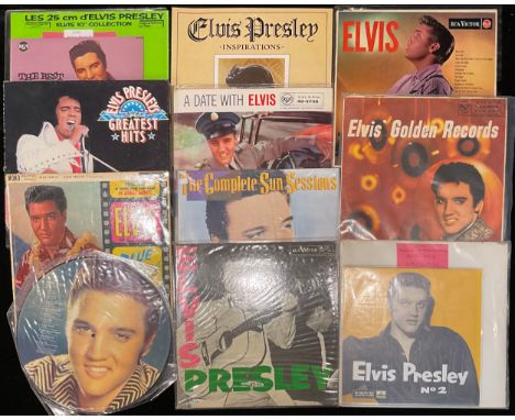 Vinyl Records - LP's - Elvis Presley including A Date With Elvis - RD-27128; Elvis Presley No.2 - CLP1105; The Summer of '59 