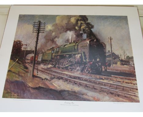 A Terance Cuneo print of 'Evening Star' dated October 1963 