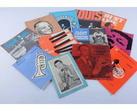 Jazz Programmes, approximately one hundred Programmes of mainly Jazz Concerts from the Sixties and Seventies including Count 