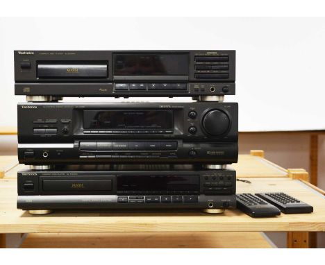 Technics Separates, Technics Receiver SA-GX390, CD Player SL-PG460A & CD Player SL-PG200A sound condition all untested togeth