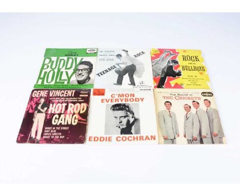 Rock n Roll EPs, approximately eighty EPs of mainly Rock n Roll with artists including Eddie Cochran, Gene Vincent, Little Ri