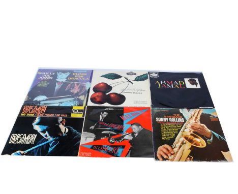 Jazz LPs, approximately seventy albums of mainly Jazz with artists including Ahmad Jamal, Howard McGhee, Mark Murphy, Sonny R