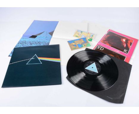 Pink Floyd LP, Dark Side of the Moon LP - UK 1973 First Press with Solid Blue Triangle Labels - Harvest SHVL 804 - Black Gate