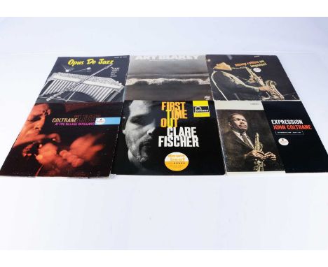 Jazz LPs, approximately eighty-five albums of mainly Jazz with artists including John Coltrane, Clare Fischer, Sonny Rollins,