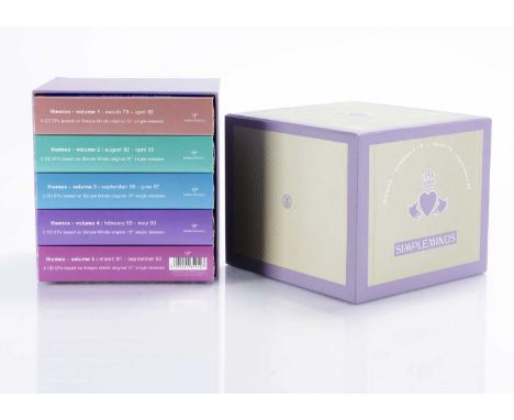Simple Minds CD Box Set, Themes - Volumes 1 to 5 - twenty-five CD Box Set released 2008 on Virgin (SMTBOX 1) - all in Superb 