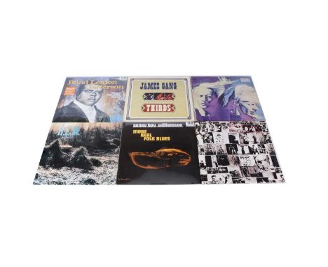 LP Records plus, twenty albums of various genres with artists including The Beatles, Rolling Stones, Bob Dylan, Johnny Winter