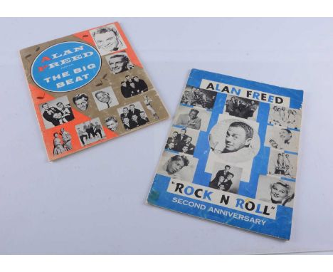 Alan Freed Programmes,  Two Programmes comprising Presents The Big Beat Programme  (1958 USA Programme featuring Buddy Holly 
