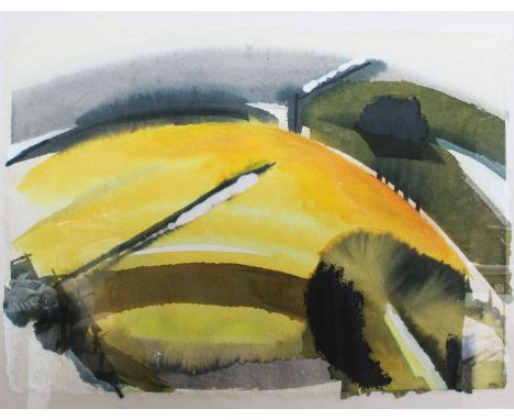 Janet R. Moodie (20th Century)"Corfield at Maybeck"Initialled, mixed media, 56cm by 78cm