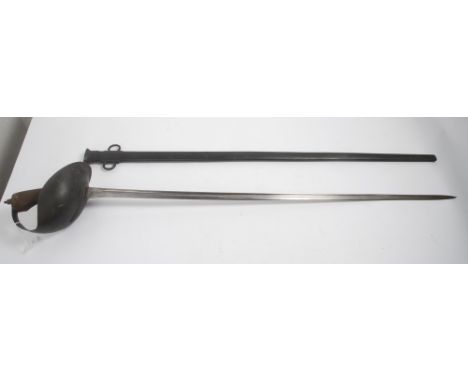 First World War British Military 1908 Pattern Calvary Troopers sword in scabbard