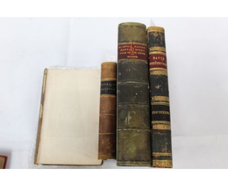 Dickens - early editions including Nicholas Nickleby 1848, 19th century. Compendium, Great Expectations - appears to be a fir