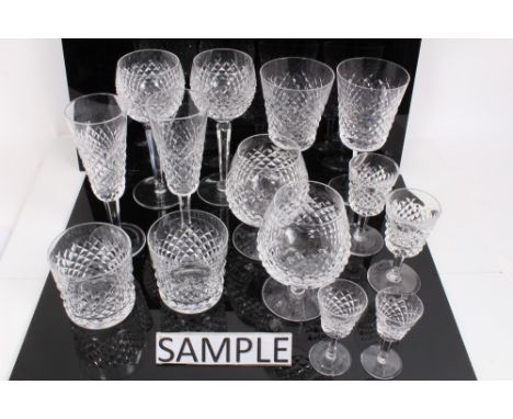 Waterford Crystal Alana pattern table service (Qty: 41 pieces)