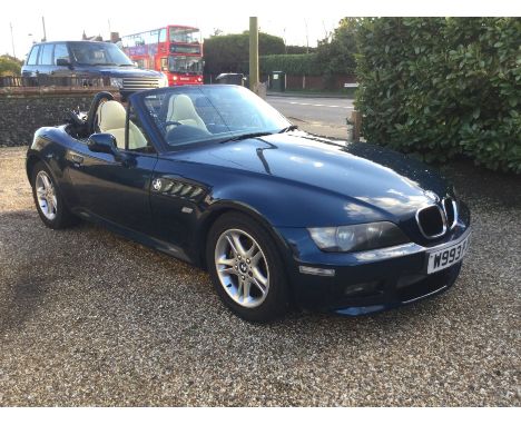 2000 BMW Z3 Roaster, Registration W993 PJH. 1991cc engine, manual gearbox. Approx 138,000 miles with large history file and s