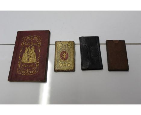Miniature Books including The London Almanack for the Year of Christ 1783 in tooled cream leather binding and slip case with 