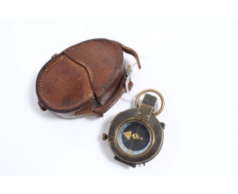 First World War Officers' Verner's Pattern VIII Prismatic Compass, rear of case marked S. Mordan &amp; Co, 1917, 62615, in br