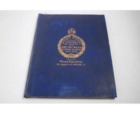 Fine book - Standard uniforms and patterns of the Army, Navy, Militia, Volunteers, Civil Service, Court Dress- published by W