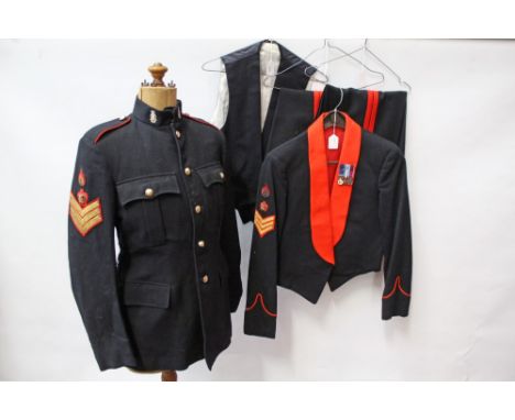 1950s Royal Ordnance Corps Sergents No. 1 dress jacket and trousers by M &amp; N Horne Ltd, together with mess dress jacket, 