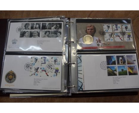 Stamps GB Selection of First Day Covers and Presentation Packs, Royal Family Events, Coin Covers in two boxes.