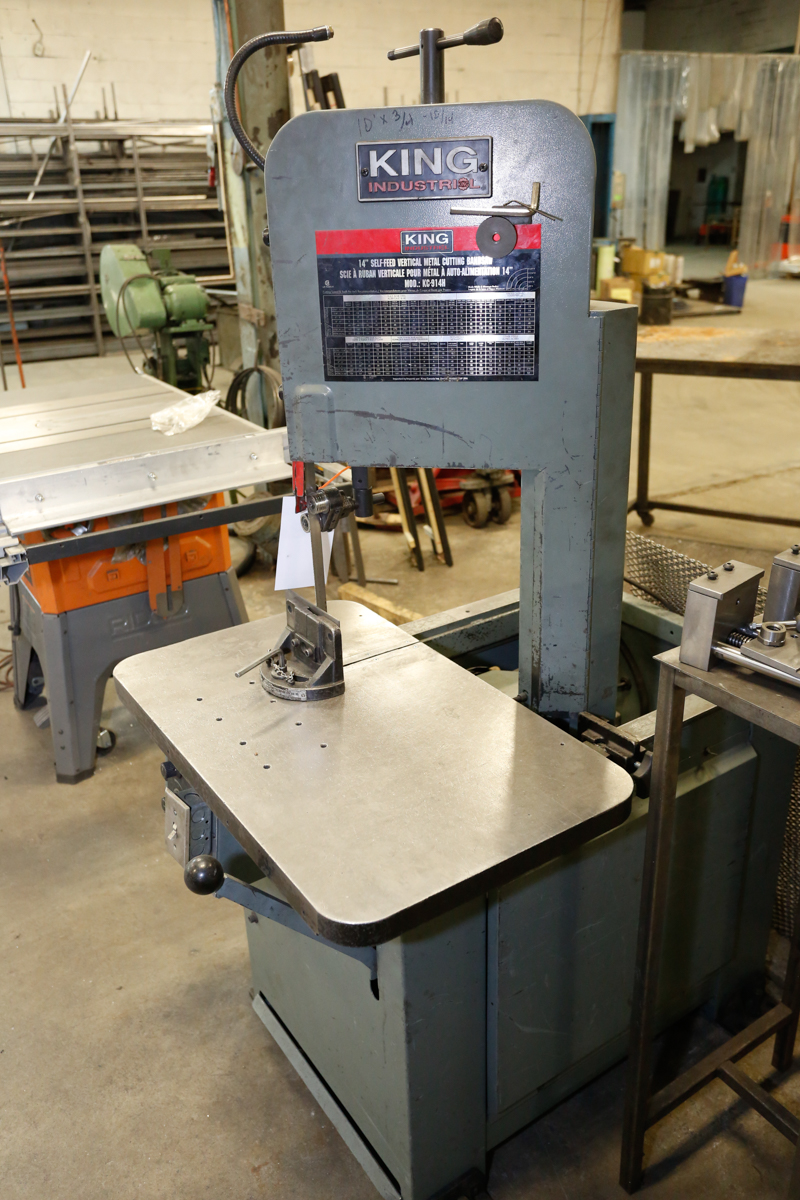 KING KC-914H, VERTICAL BAND SAW