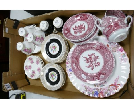A mixed collection of items to include: Richmond, Imperial &amp; Spode floral Decorated teaware 