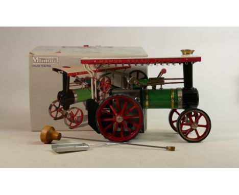 Boxed Mamod TE1A Lice Stream Traction Engine: 