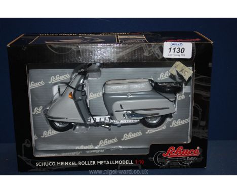 A Schuco Heinkel Roller metallmodell 1.10 Tourist, 103A, boxed
