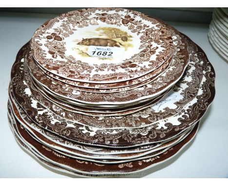 A quantity of miscellaneous Royal Worcester ' Palissy Game' series, miscellaneous dinner plates, sandwich plates and tea plat