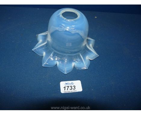 An antique glass Light Shade