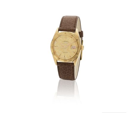Rolex. A very fine 18K gold automatic calendar wristwatchRolex. Très belle montre bracelet en or jaune 18K (750) avec date mo